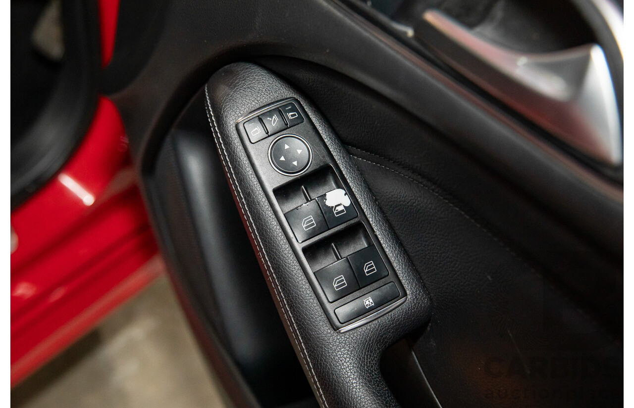 11/2012 Mercedes-Benz B250 BE 246 MY13 5d Hatchback Jupiter Red Turbo 2.0L