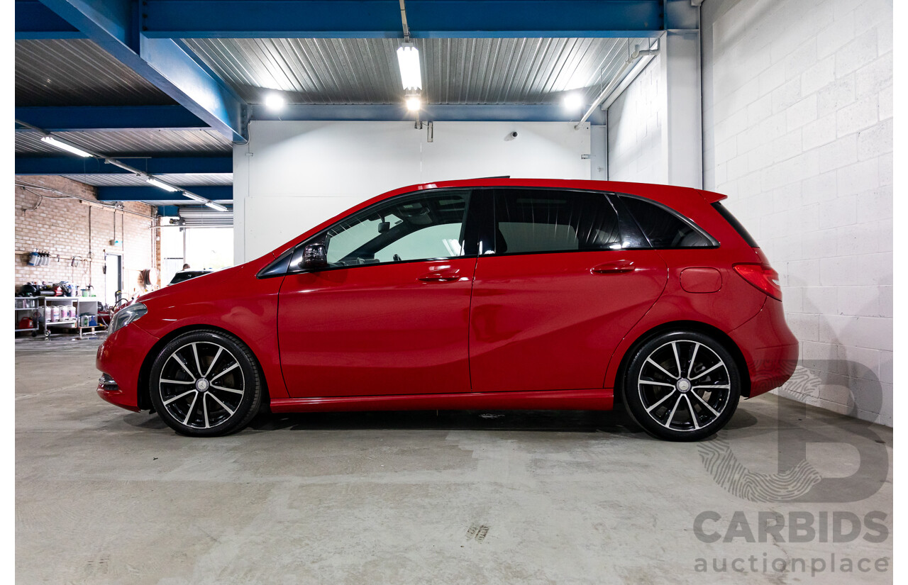 11/2012 Mercedes-Benz B250 BE 246 MY13 5d Hatchback Jupiter Red Turbo 2.0L