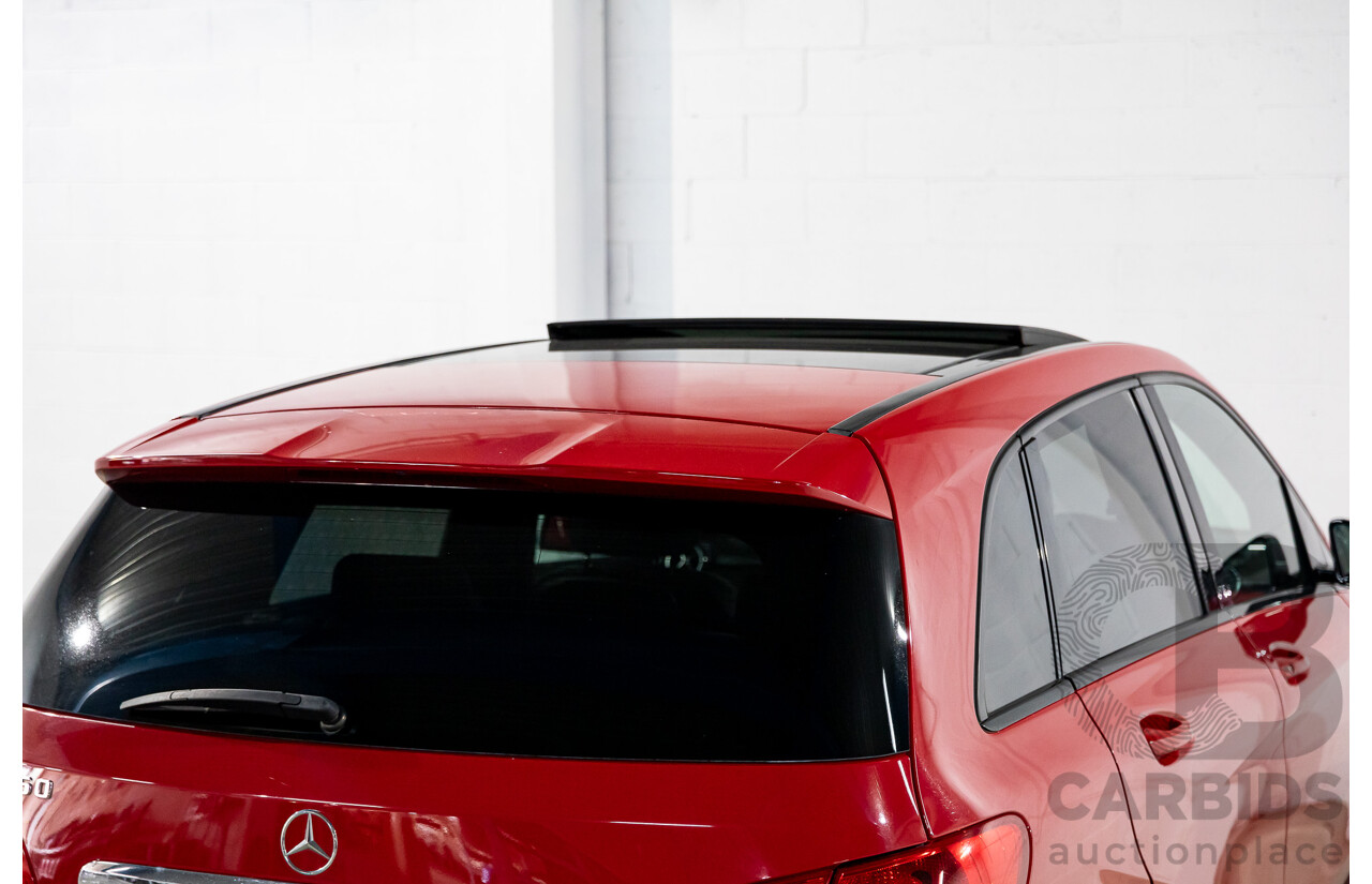 11/2012 Mercedes-Benz B250 BE 246 MY13 5d Hatchback Jupiter Red Turbo 2.0L