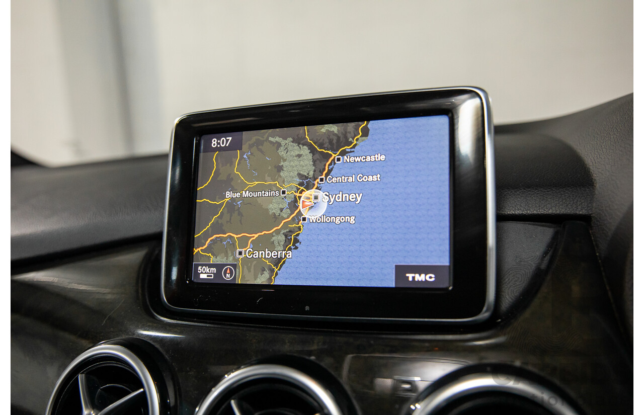 11/2012 Mercedes-Benz B250 BE 246 MY13 5d Hatchback Jupiter Red Turbo 2.0L