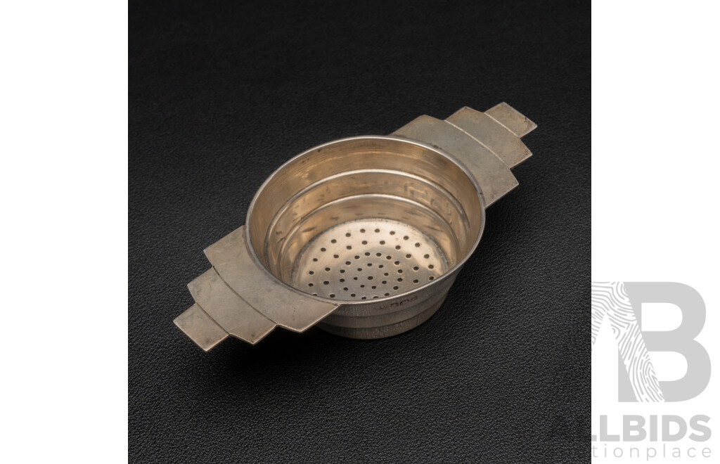 Vintage Sterling Silver Tea Strainer, Hallmarked Sheffield 1936, 32.21 Grams