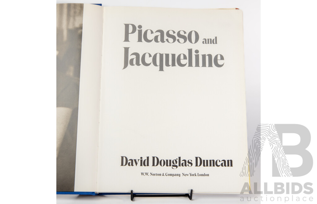 Wonderful Pair of Picasso Coffee Table Books - Picasso & Jacqueline by David Douglas Duncan (1988) & Dining with Picasso by Ermine Herscher (1996), Both Hard Covers with Dust Jackets Intact & Good Condition (2)