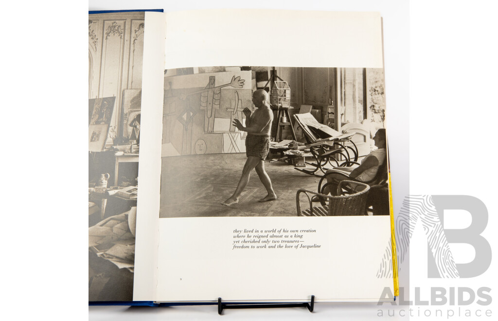 Wonderful Pair of Picasso Coffee Table Books - Picasso & Jacqueline by David Douglas Duncan (1988) & Dining with Picasso by Ermine Herscher (1996), Both Hard Covers with Dust Jackets Intact & Good Condition (2)