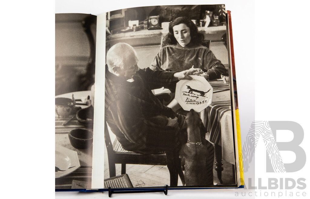 Wonderful Pair of Picasso Coffee Table Books - Picasso & Jacqueline by David Douglas Duncan (1988) & Dining with Picasso by Ermine Herscher (1996), Both Hard Covers with Dust Jackets Intact & Good Condition (2)