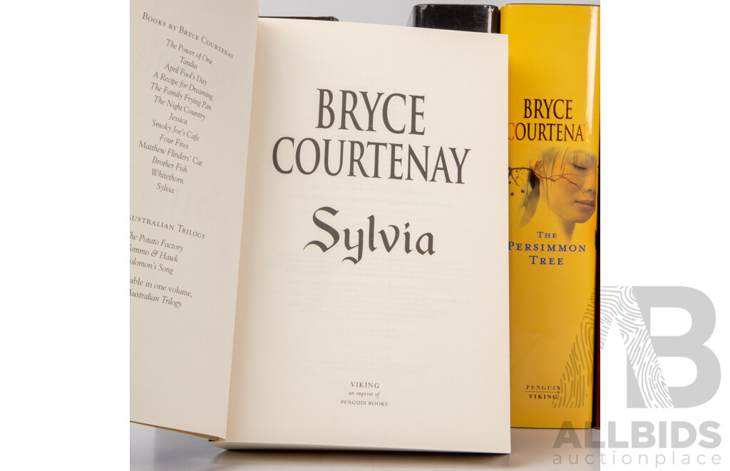 Bryce Courtenay AM (20th Century, South African Born Australian, 1933-2012), Collection of Eight Novels From the Master Novelist, Courtenay, (8)
