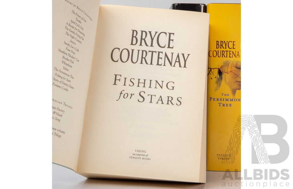 Bryce Courtenay AM (20th Century, South African Born Australian, 1933-2012), Collection of Eight Novels From the Master Novelist, Courtenay, (8)