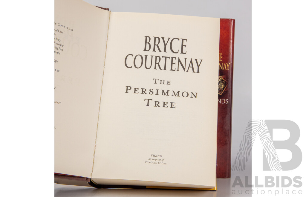 Bryce Courtenay AM (20th Century, South African Born Australian, 1933-2012), Collection of Eight Novels From the Master Novelist, Courtenay, (8)