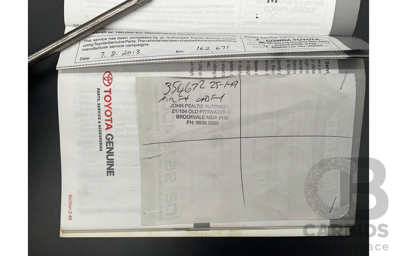 6/2009 Toyota Landcruiser Sahara (4x4) VDJ200R 09 UPGRADE 4d Wagon Crystal White Pearl Turbo Diesel V8 4.5L