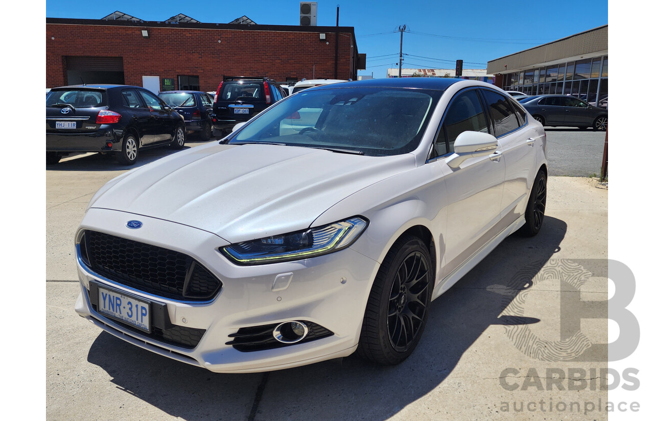 1/2016 Ford Mondeo Titanium MD 5d Hatchback White 2.0L