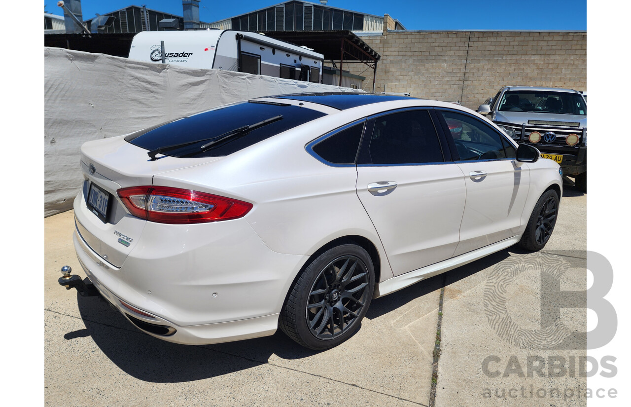 1/2016 Ford Mondeo Titanium MD 5d Hatchback White 2.0L