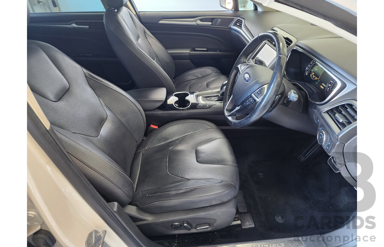 1/2016 Ford Mondeo Titanium MD 5d Hatchback White 2.0L