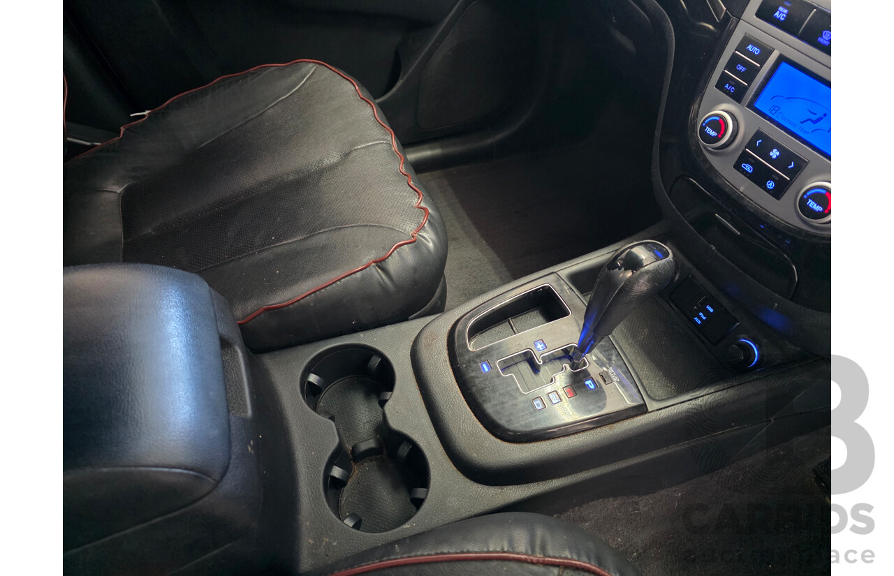 9/2009 Hyundai Santa Fe Elite CRDi (4x4) CM MY09 UPGRADE 4d Wagon White Turbo Diesel 2.2L