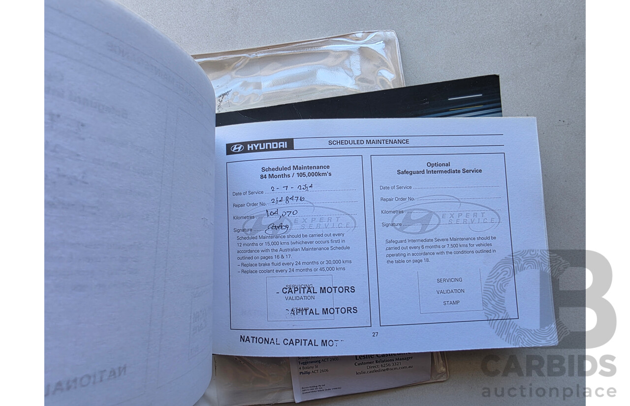 9/2009 Hyundai Santa Fe Elite CRDi (4x4) CM MY09 UPGRADE 4d Wagon White Turbo Diesel 2.2L