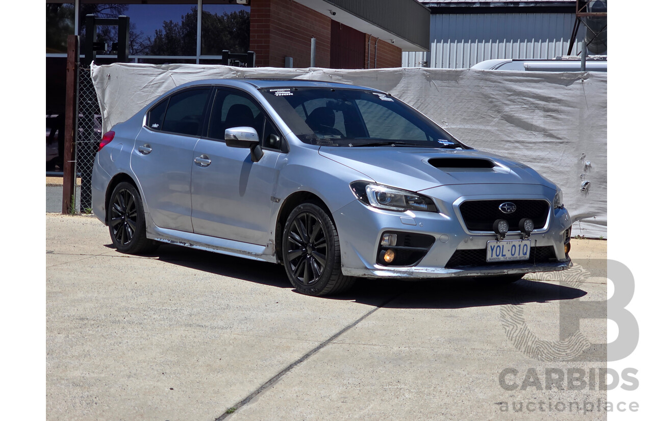 4/2015 Subaru WRX Premium (awd) MY15 4d Sedan Silver Or Chrome 2.0L