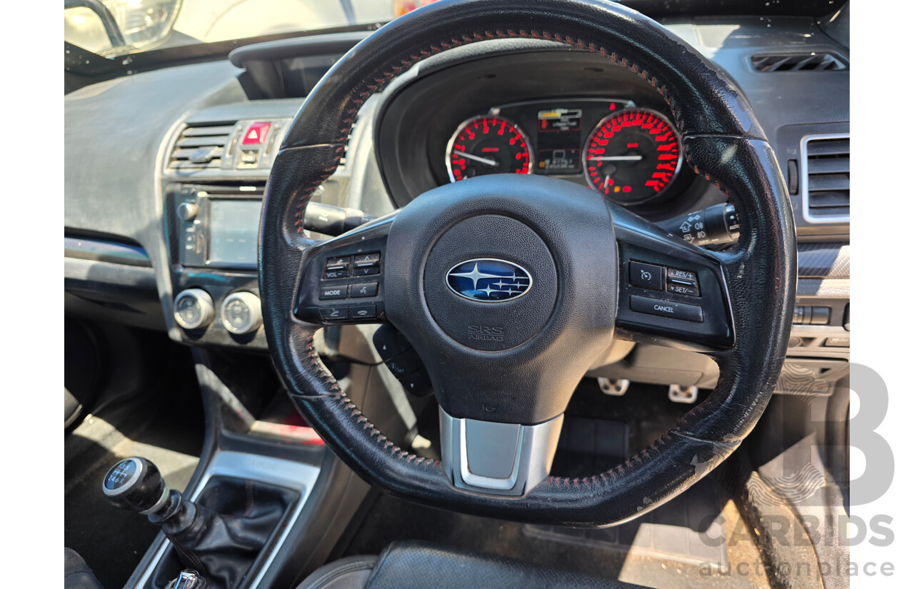4/2015 Subaru WRX Premium (awd) MY15 4d Sedan Silver Or Chrome 2.0L