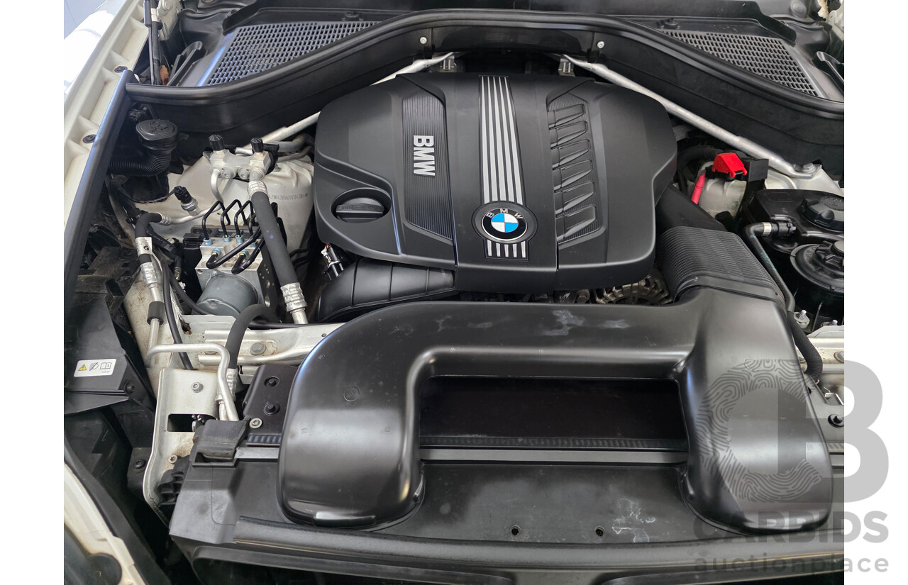 07/2013 Bmw X5 xDrive30d M-sport (4x4) E70 MY12 UPGRADE 4D Wagon White Turbo Diesel 3.0L