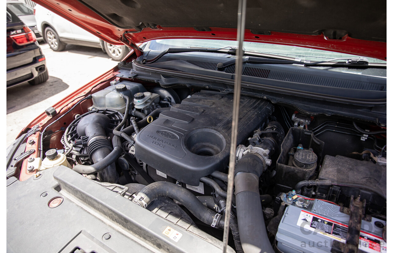 9/2014 Ford Ranger Wildtrak 3.2 (4x4) PX Crew Cab Utility Chilli Orange 3.2L