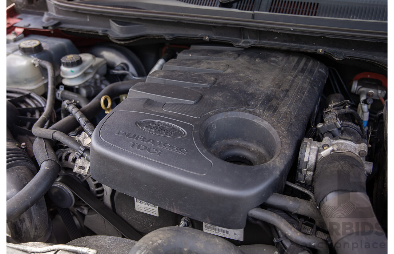 9/2014 Ford Ranger Wildtrak 3.2 (4x4) PX Crew Cab Utility Chilli Orange 3.2L