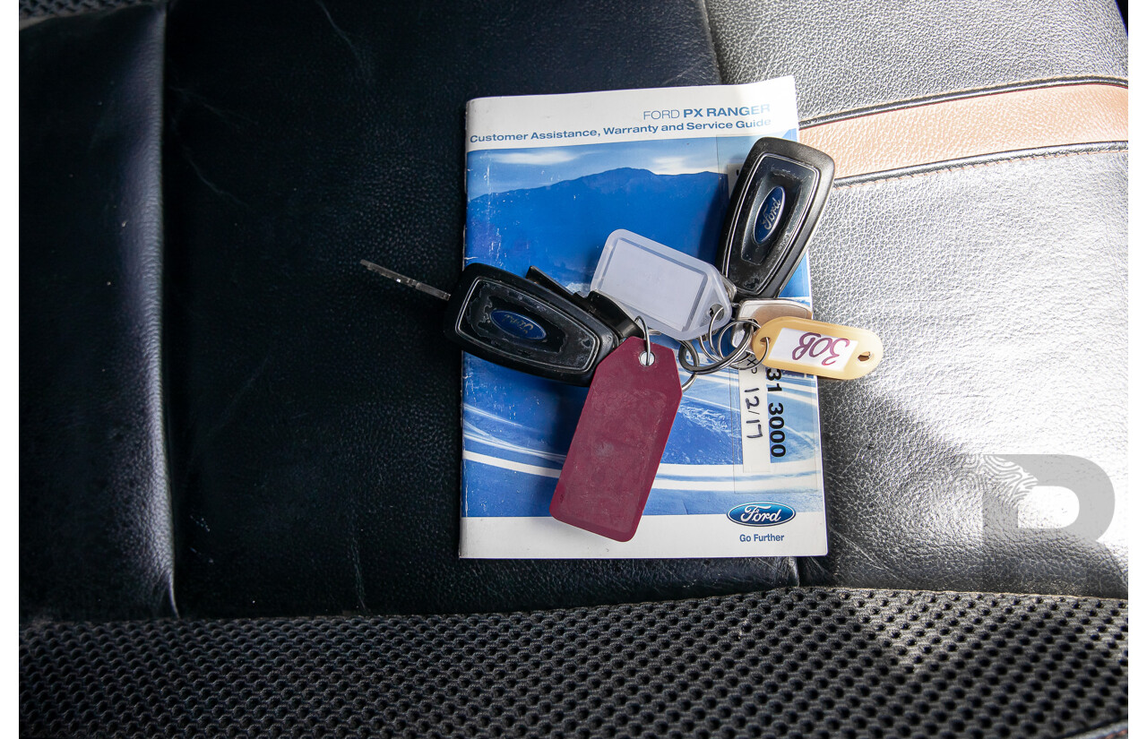 9/2014 Ford Ranger Wildtrak 3.2 (4x4) PX Crew Cab Utility Chilli Orange 3.2L