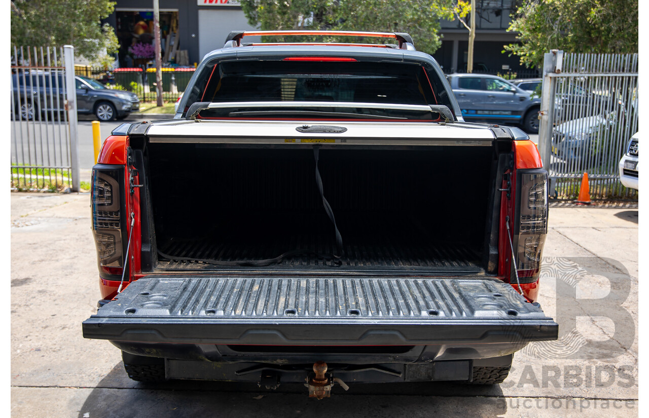 9/2014 Ford Ranger Wildtrak 3.2 (4x4) PX Crew Cab Utility Chilli Orange 3.2L