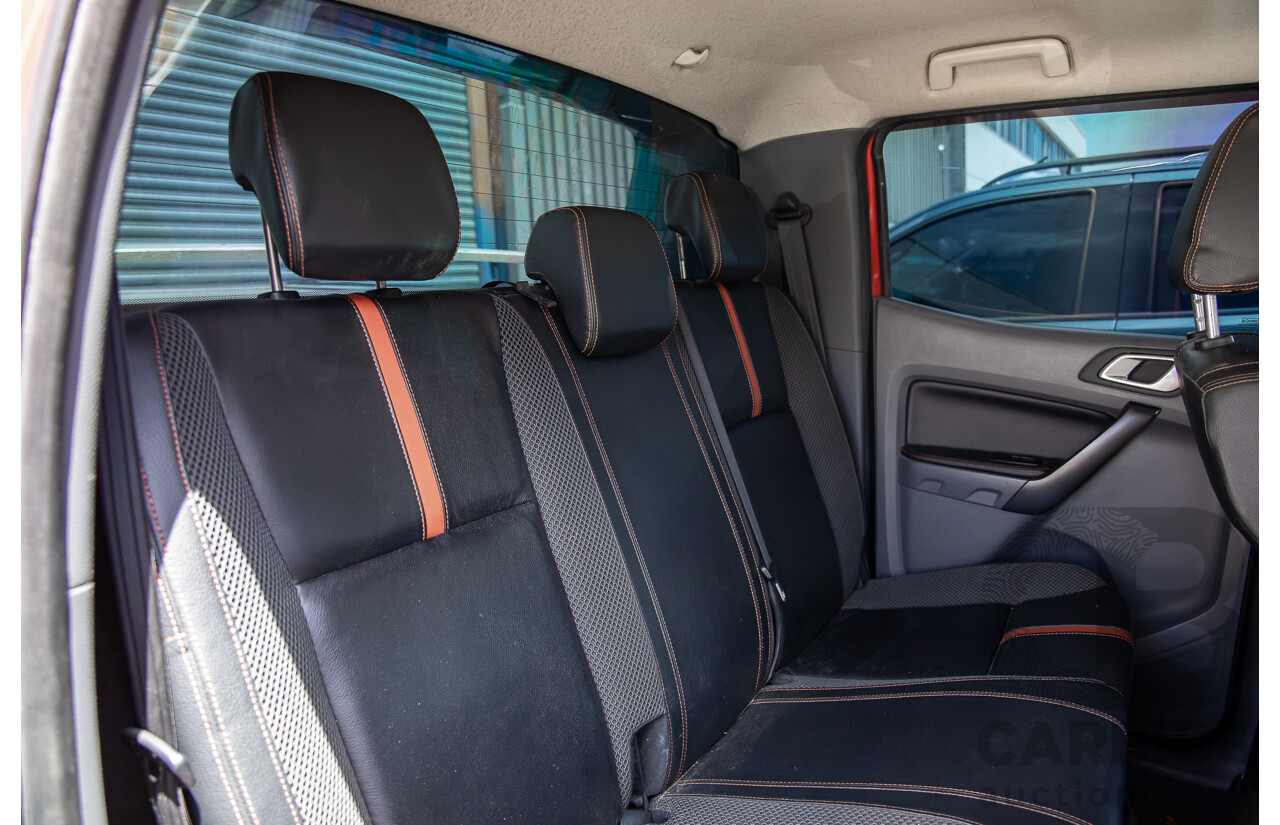 9/2014 Ford Ranger Wildtrak 3.2 (4x4) PX Crew Cab Utility Chilli Orange 3.2L