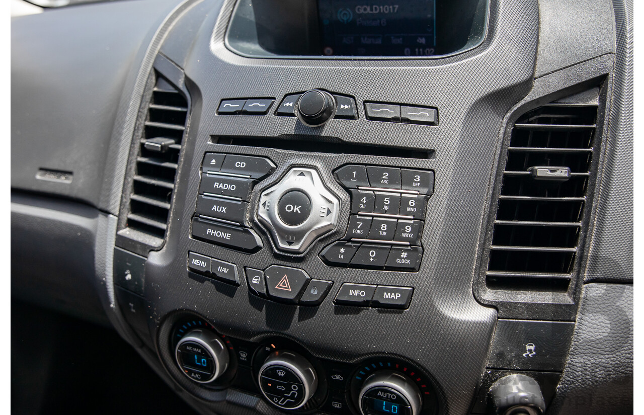 9/2014 Ford Ranger Wildtrak 3.2 (4x4) PX Crew Cab Utility Chilli Orange 3.2L