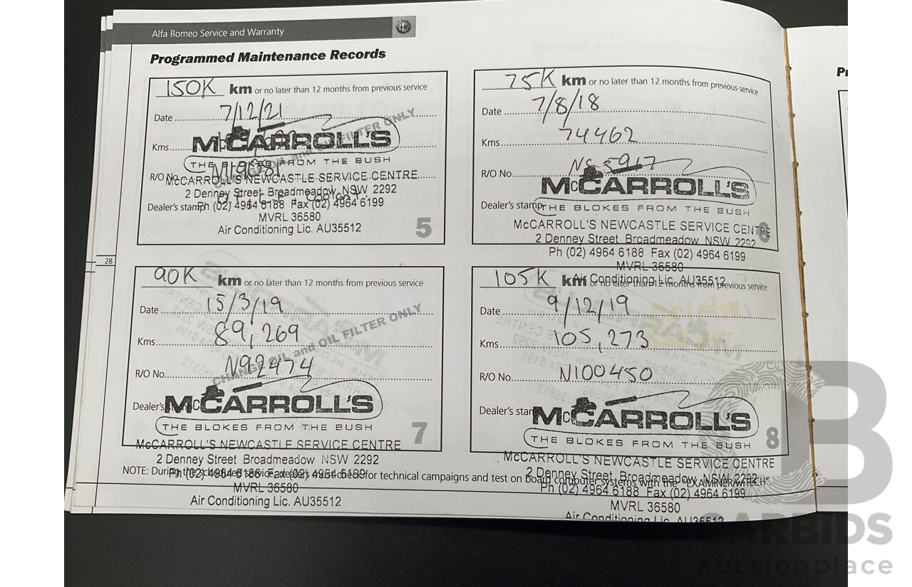 2/2015 Alfa Romeo Giulietta Distinctive MY15 5d Hatchback Alfa Black Turbo 1.4L