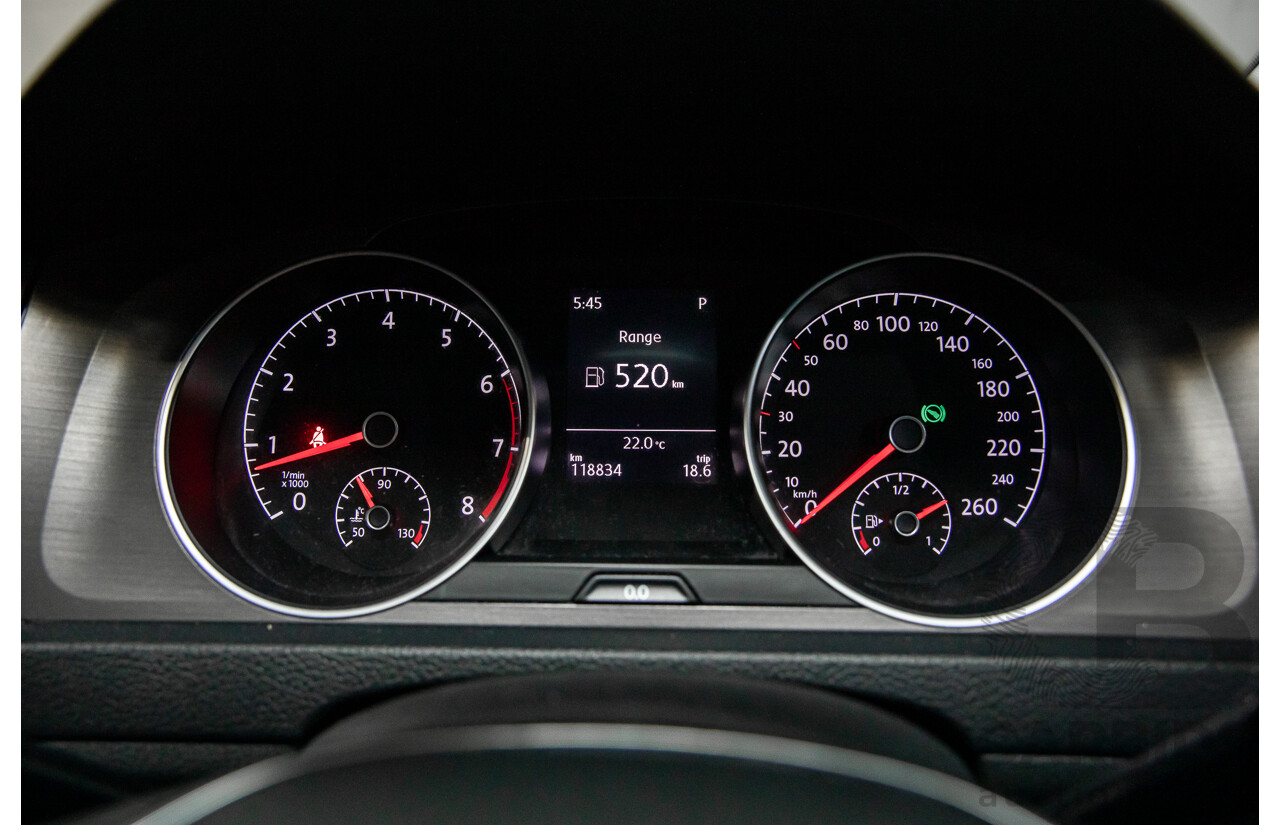 8/2013 Volkswagen Golf 90 TSI Comfortline AU 5d Hatchback Pure White Turbo 1.4L