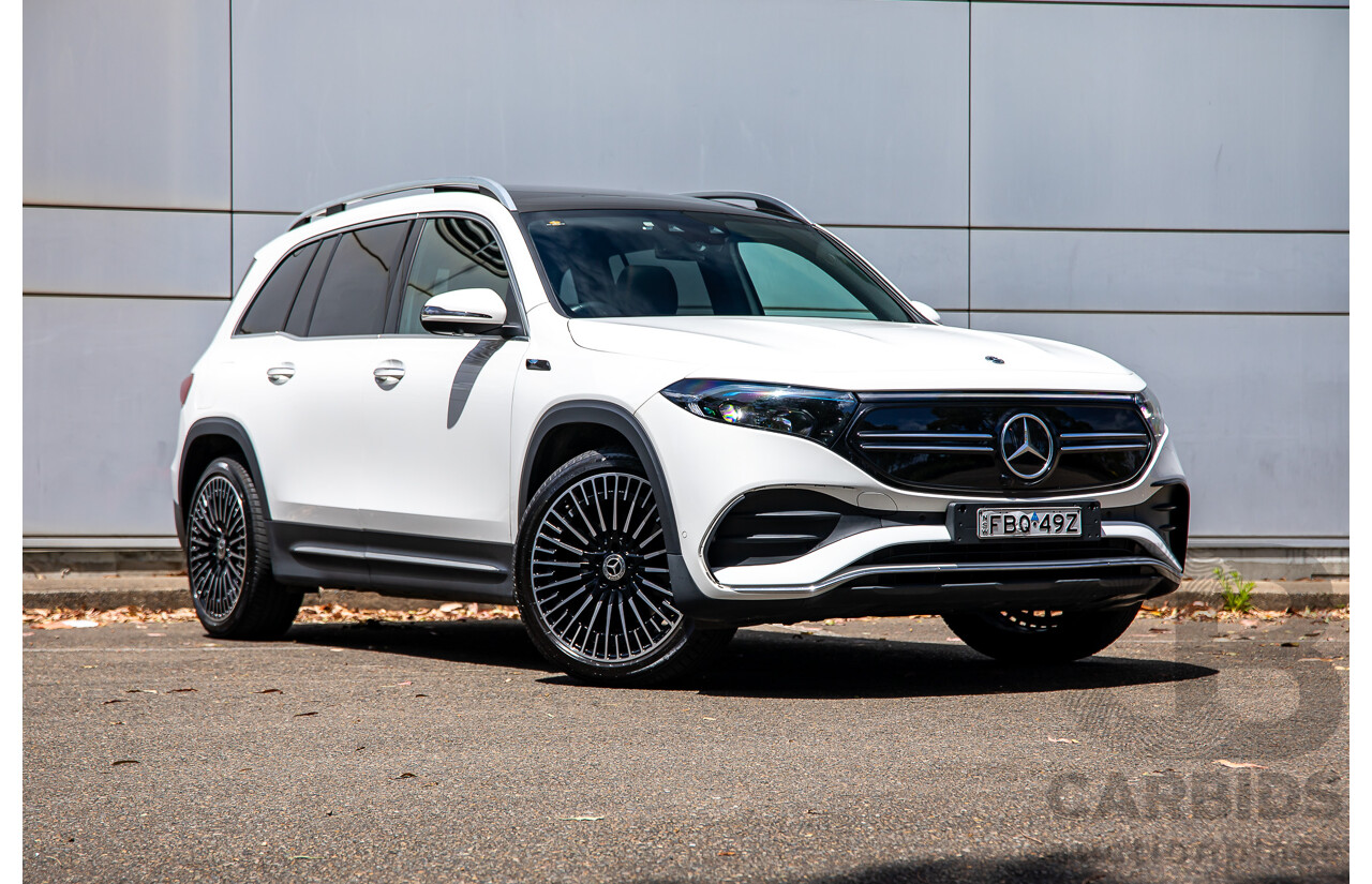 08/2022 Mercedes-Benz EQB 250 AMG Line (FWD) X243 MY23.5 4d Wagon Polar White Dedicated Electric EV - 140kw