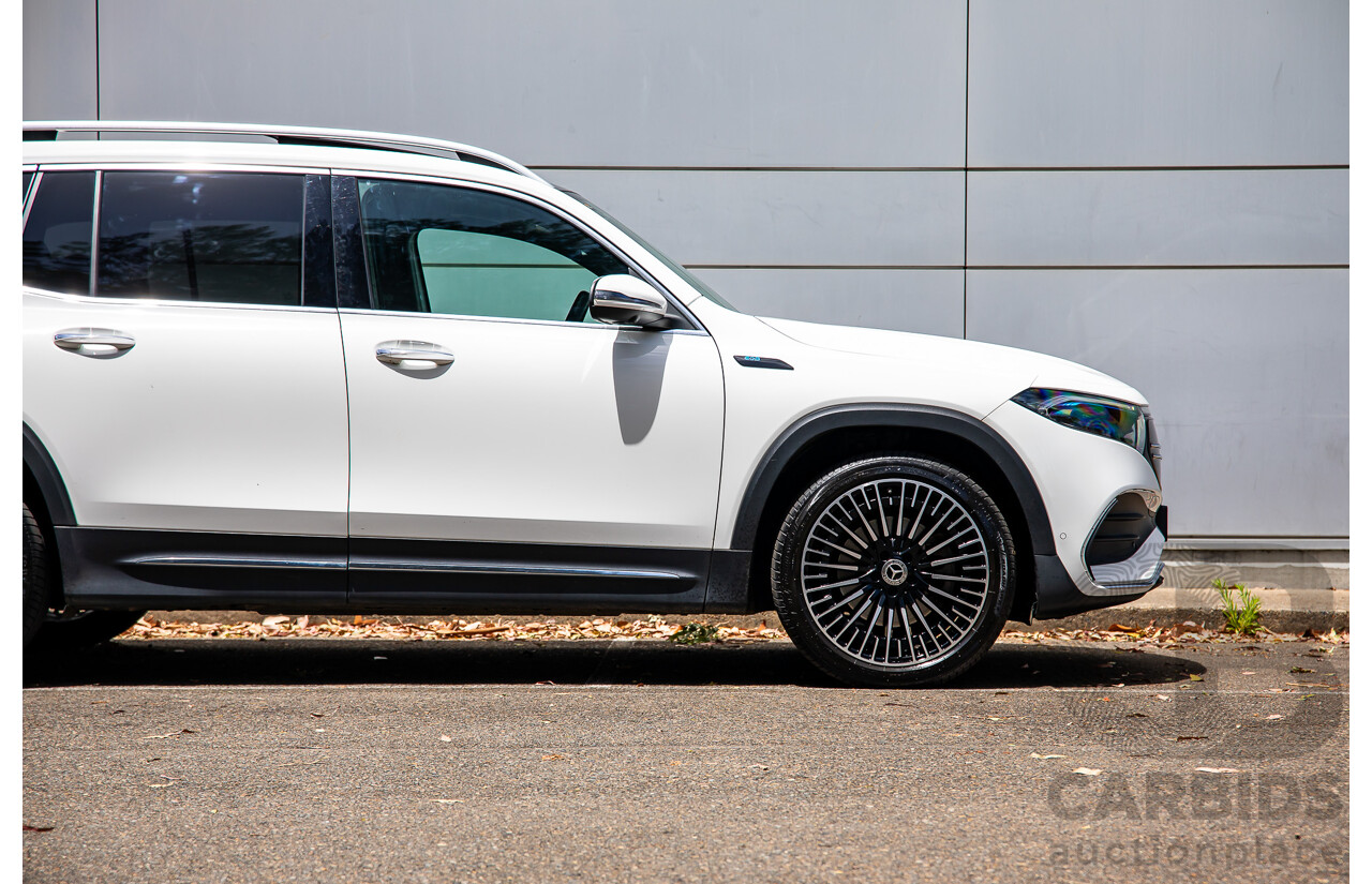 08/2022 Mercedes-Benz EQB 250 AMG Line (FWD) X243 MY23.5 4d Wagon Polar White Dedicated Electric EV - 140kw