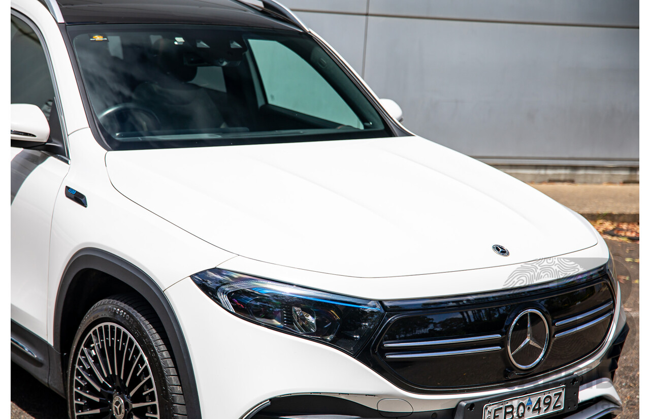 08/2022 Mercedes-Benz EQB 250 AMG Line (FWD) X243 MY23.5 4d Wagon Polar White Dedicated Electric EV - 140kw