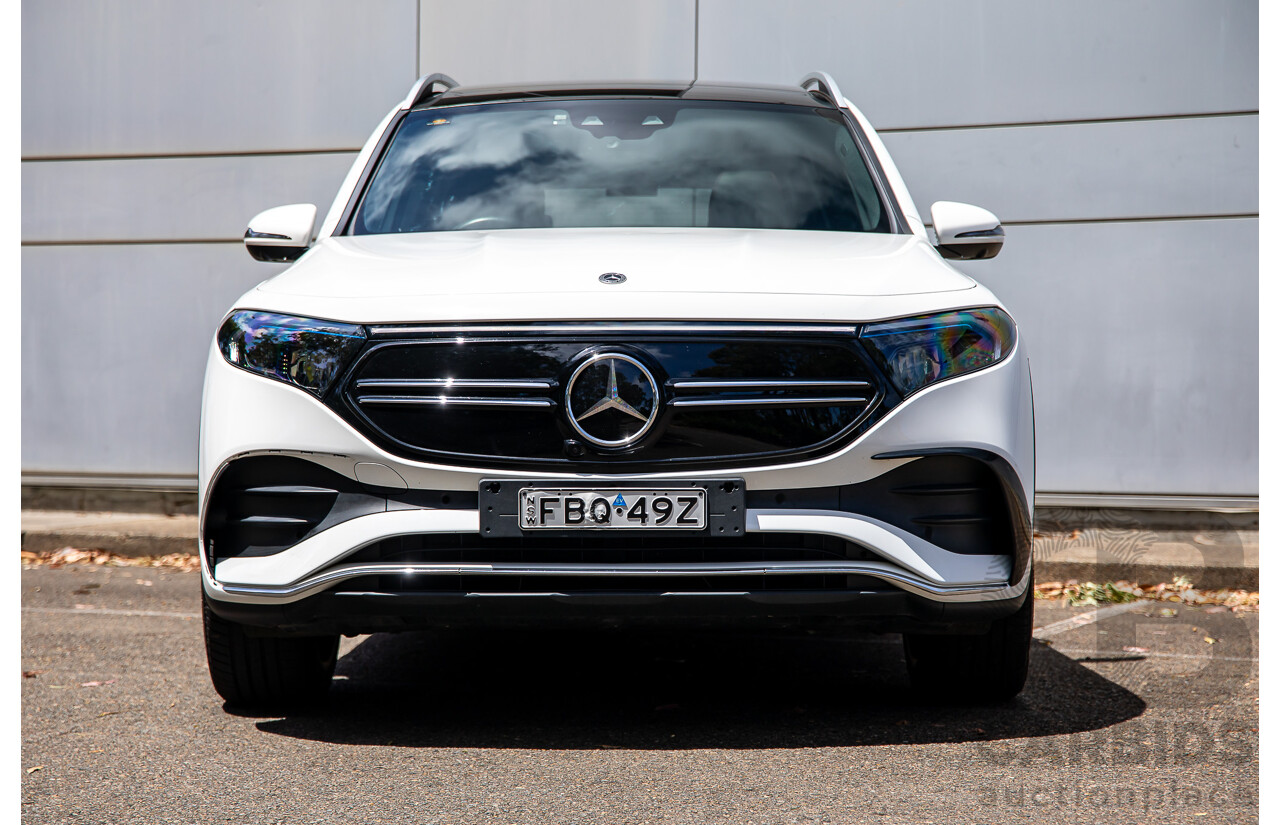 08/2022 Mercedes-Benz EQB 250 AMG Line (FWD) X243 MY23.5 4d Wagon Polar White Dedicated Electric EV - 140kw