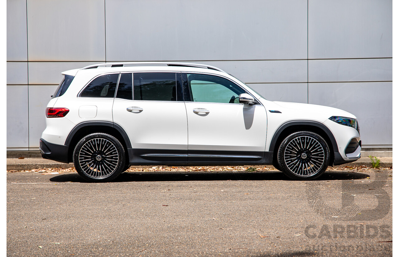 08/2022 Mercedes-Benz EQB 250 AMG Line (FWD) X243 MY23.5 4d Wagon Polar White Dedicated Electric EV - 140kw