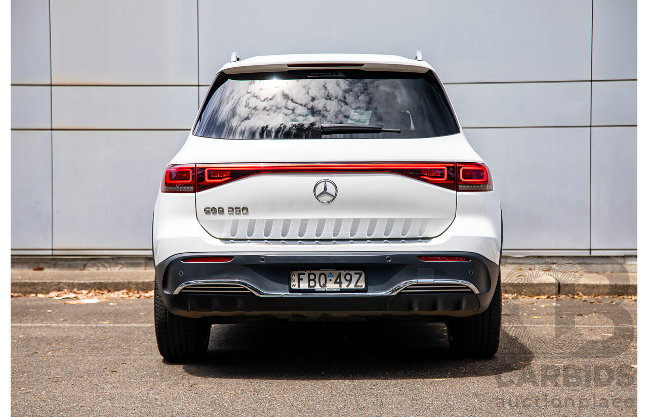 08/2022 Mercedes-Benz EQB 250 AMG Line (FWD) X243 MY23.5 4d Wagon Polar White Dedicated Electric EV - 140kw