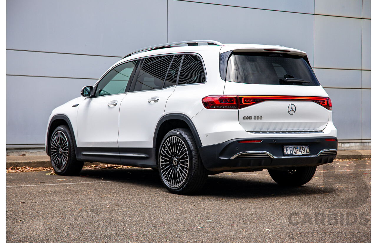 08/2022 Mercedes-Benz EQB 250 AMG Line (FWD) X243 MY23.5 4d Wagon Polar White Dedicated Electric EV - 140kw