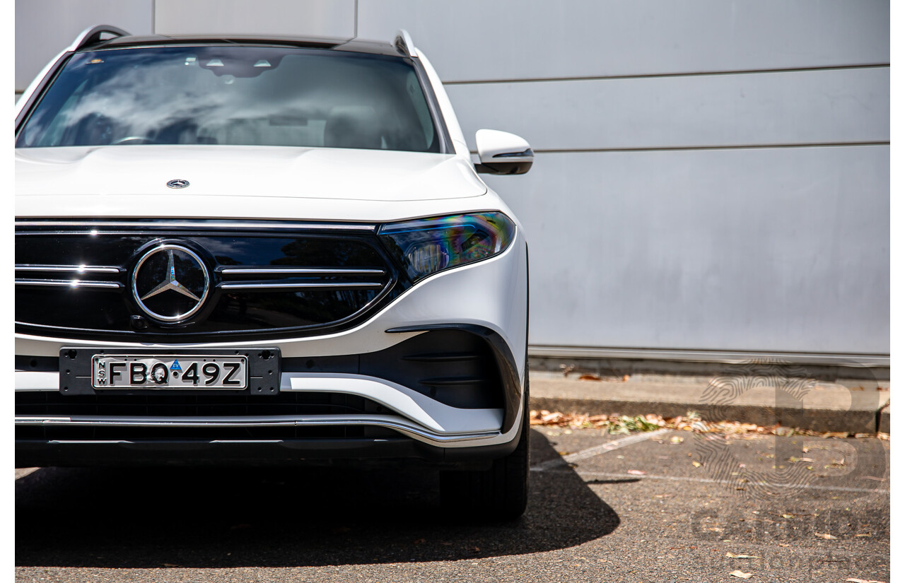 08/2022 Mercedes-Benz EQB 250 AMG Line (FWD) X243 MY23.5 4d Wagon Polar White Dedicated Electric EV - 140kw
