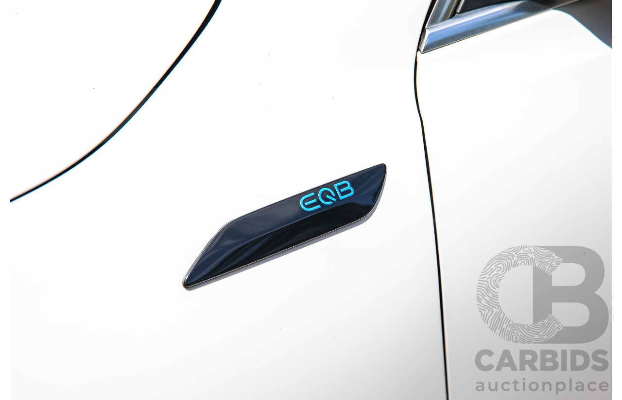 08/2022 Mercedes-Benz EQB 250 AMG Line (FWD) X243 MY23.5 4d Wagon Polar White Dedicated Electric EV - 140kw