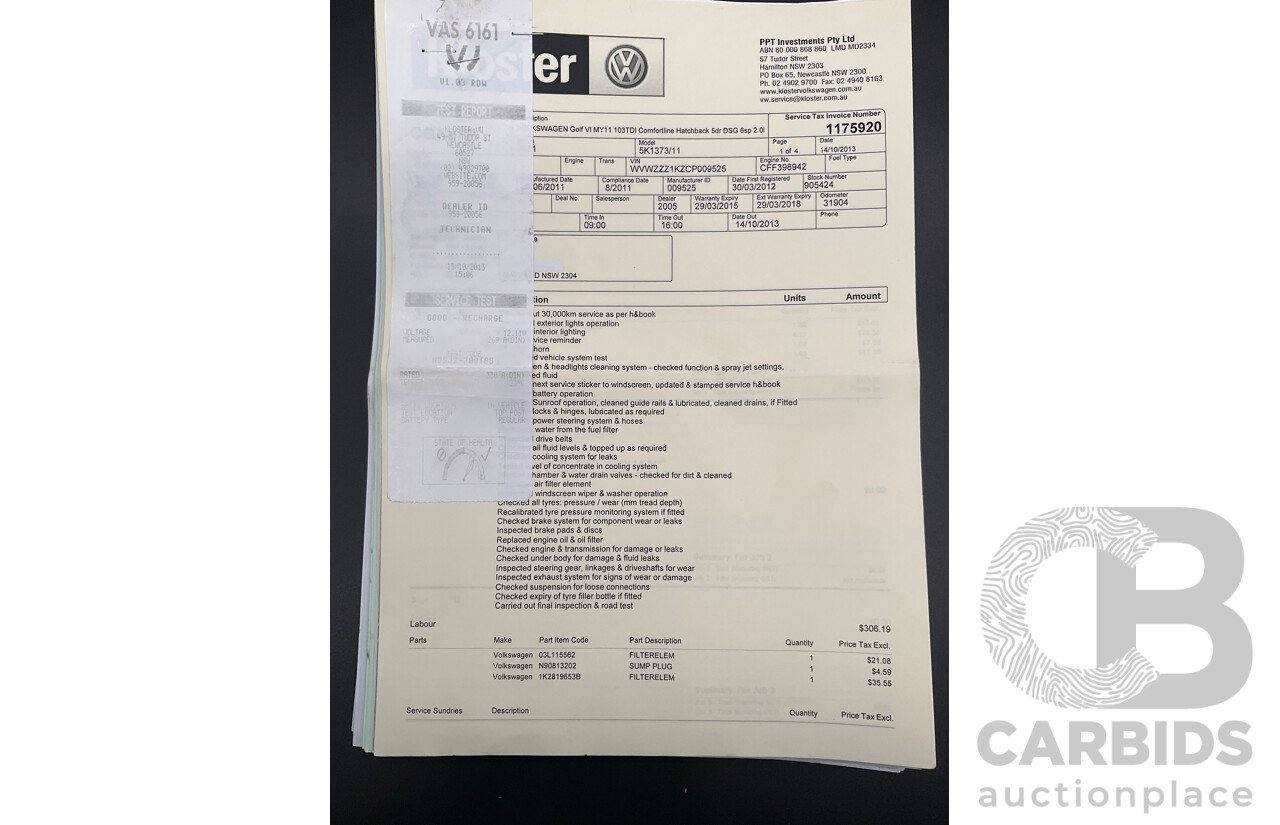 8/2011 Volkswagen Golf 103 TDI Comfortline 1K MY11 4d Wagon Reflex Silver Turbo Diesel 2.0L