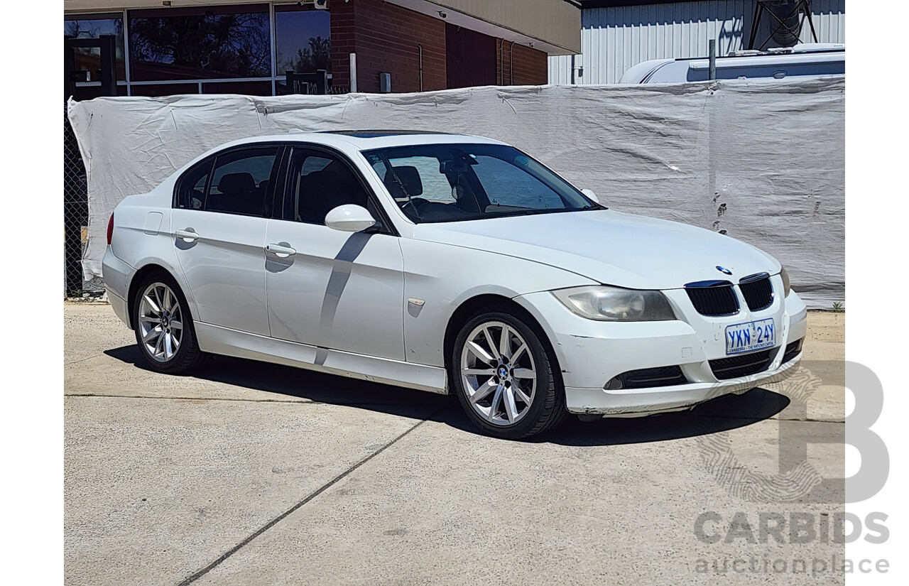 4/2007 Bmw 3 20i E90 4d Sedan White 2.0L