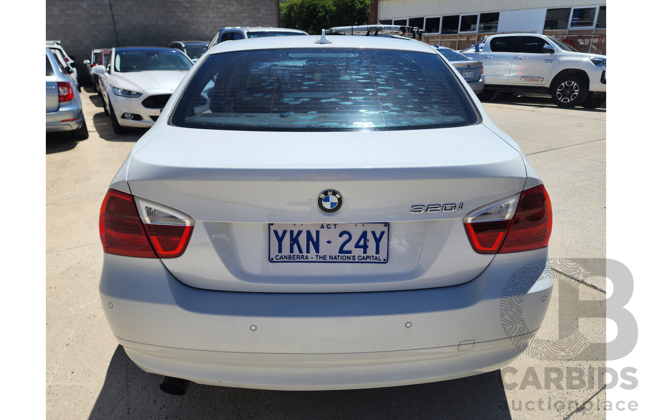 4/2007 Bmw 3 20i E90 4d Sedan White 2.0L