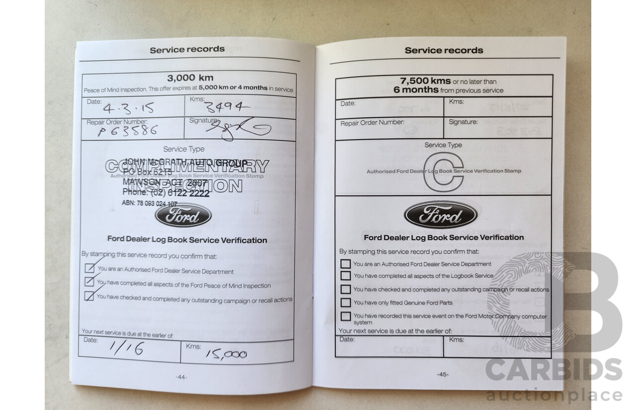 11/2014 Ford Fiesta Trend WZ 5d Hatchback Silver 1.5L