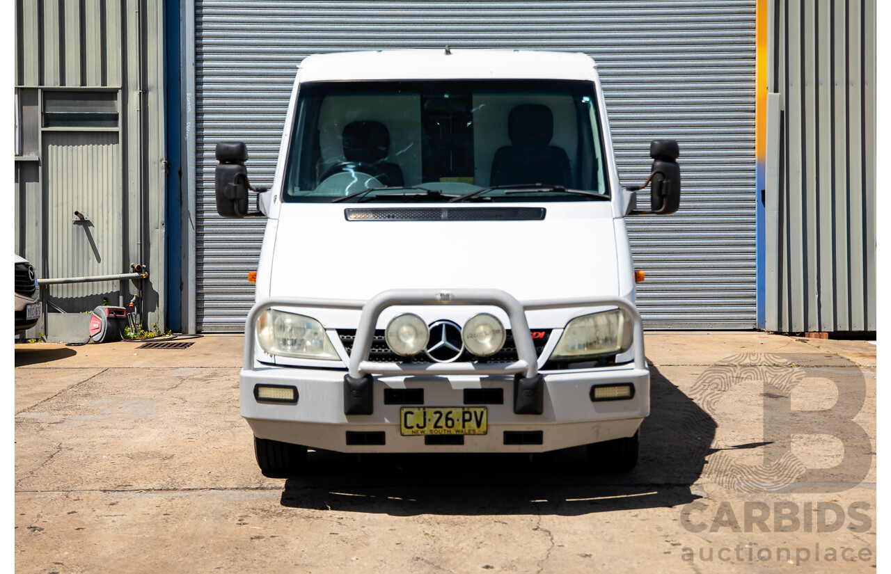 11/2004 Mercedes-Benz Sprinter 316CDI LWB (RWD) Van Arctic White Turbo Diesel 2.7L - Custom Camper