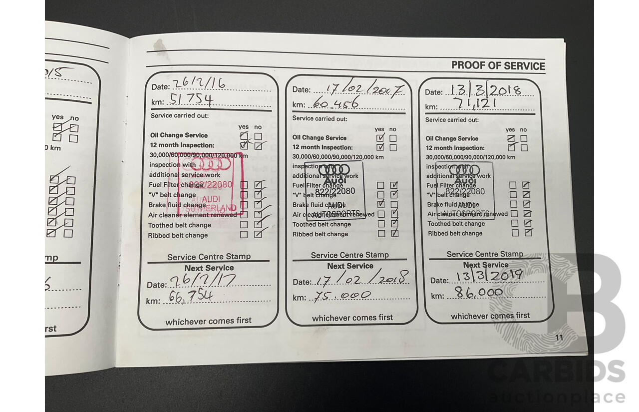 1/2010 Audi A4 2.0 TDI B8 (8K) 4d Sedan Deep Sea Blue Metallic Turbo Diesel 2.0L