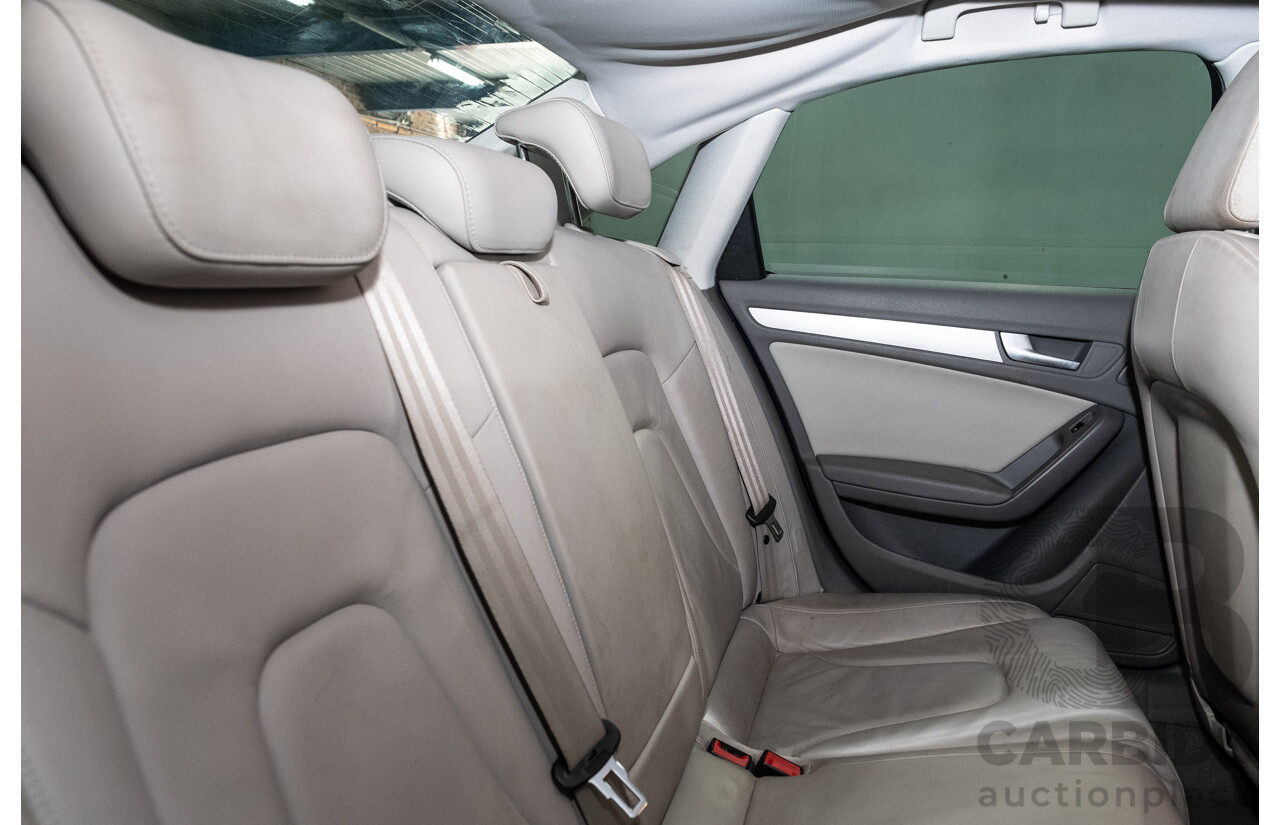 1/2010 Audi A4 2.0 TDI B8 (8K) 4d Sedan Deep Sea Blue Metallic Turbo Diesel 2.0L