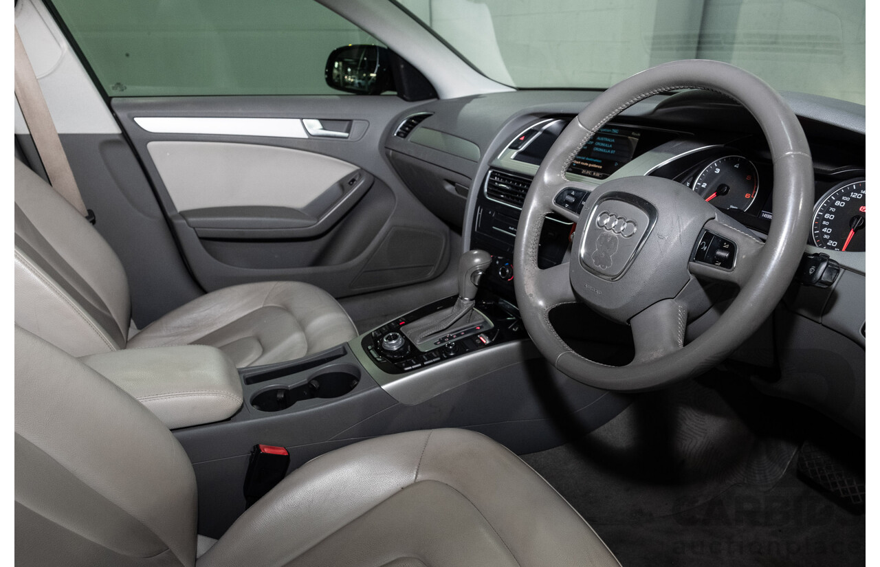 1/2010 Audi A4 2.0 TDI B8 (8K) 4d Sedan Deep Sea Blue Metallic Turbo Diesel 2.0L