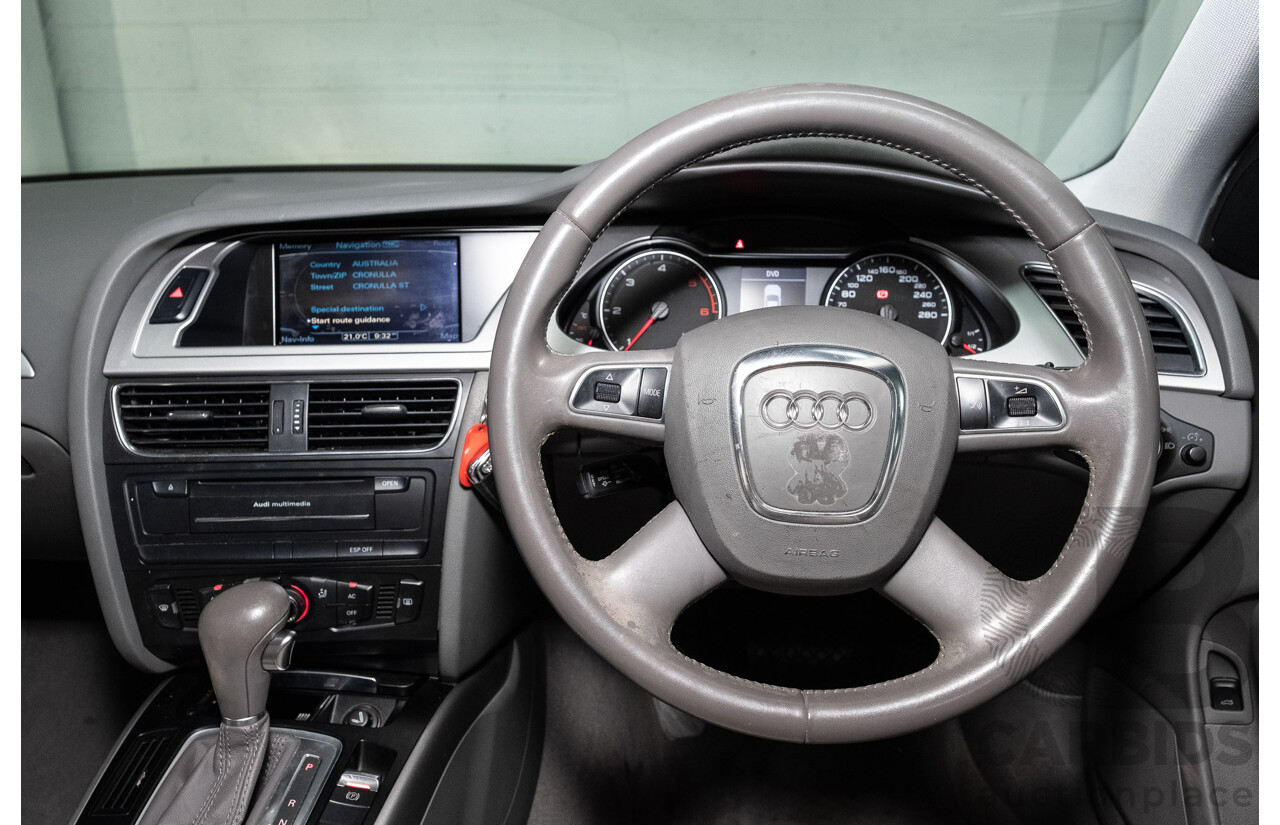 1/2010 Audi A4 2.0 TDI B8 (8K) 4d Sedan Deep Sea Blue Metallic Turbo Diesel 2.0L