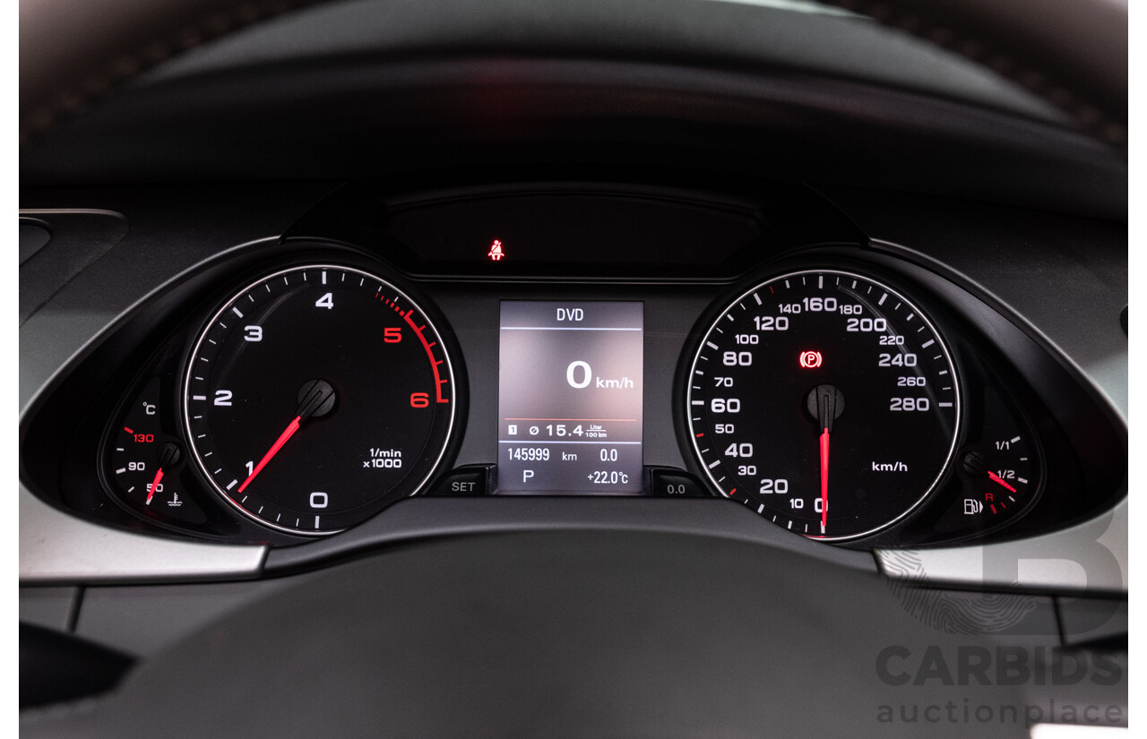 1/2010 Audi A4 2.0 TDI B8 (8K) 4d Sedan Deep Sea Blue Metallic Turbo Diesel 2.0L