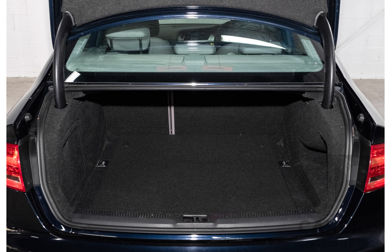 1/2010 Audi A4 2.0 TDI B8 (8K) 4d Sedan Deep Sea Blue Metallic Turbo Diesel 2.0L