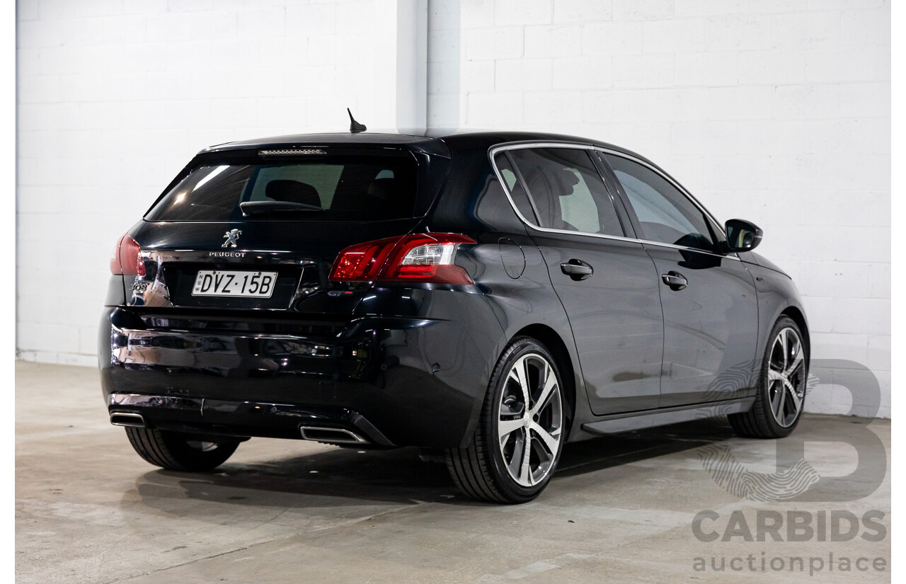 4/2015 Peugeot 308 GT HDi T9 4d Hatchback Perla Nera Black Metallic Turbo Diesel 2.0L