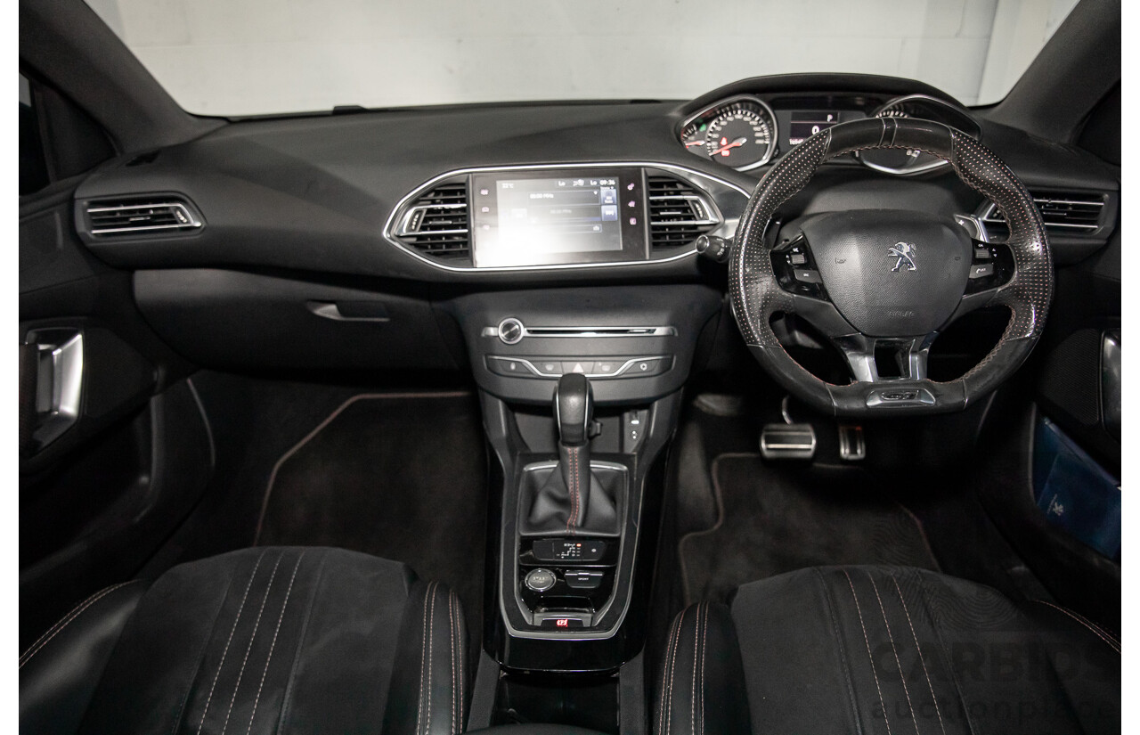 4/2015 Peugeot 308 GT HDi T9 4d Hatchback Perla Nera Black Metallic Turbo Diesel 2.0L